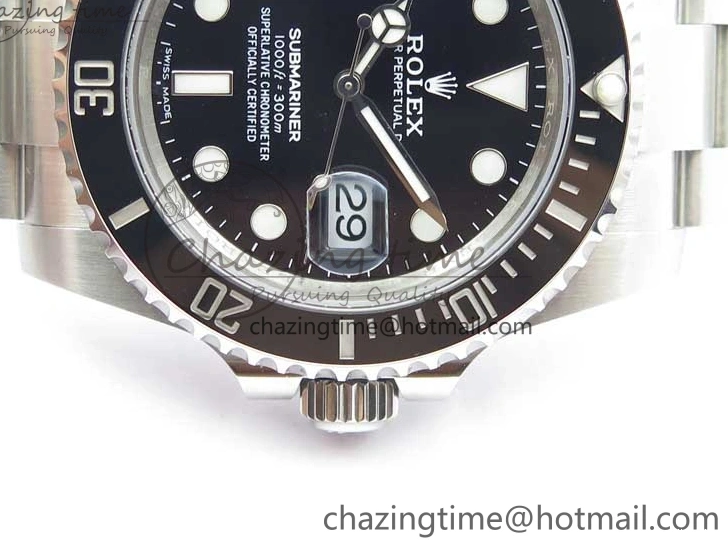 MiroTime 0307 Submariner 116610 LN Black Ceramic 316L Steel Noob 1:1 Best Edition V10. Stretchable 2865